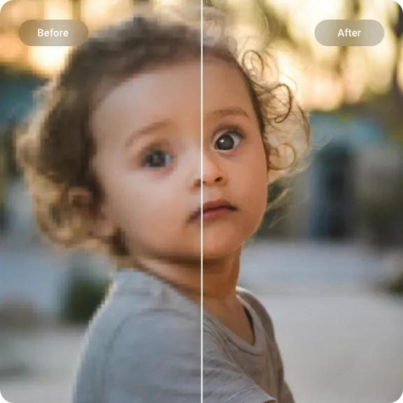 Upscayl AI Upscaler Example - Before and After AI Enhancement