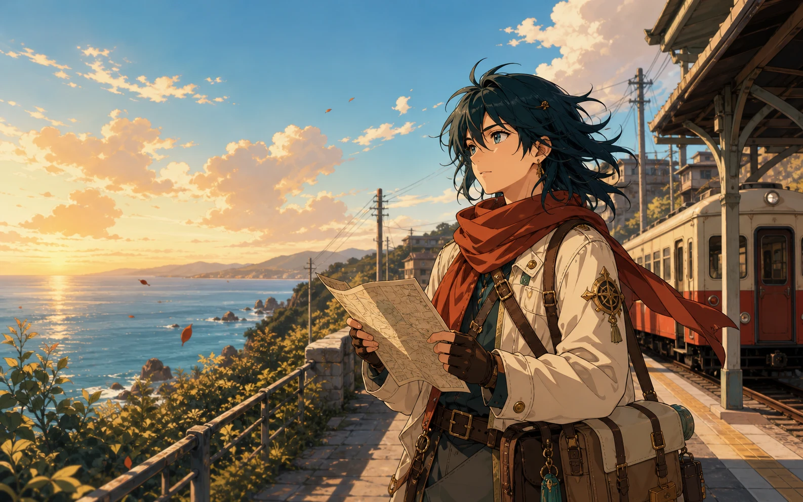 Anime illustration example for the Waifu2x online image upscaler